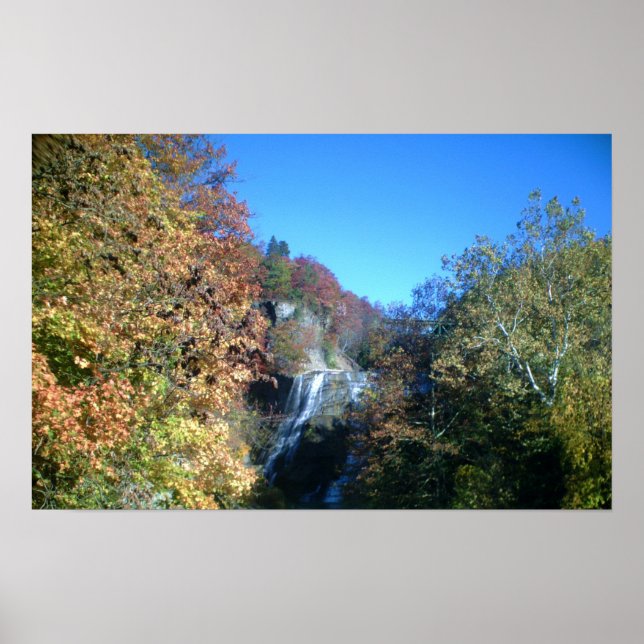 ITHACA NEW YORK WATERFALL poster (Frente)
