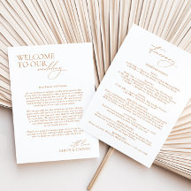 Itinerário de 3 Dias de Casamento Elegante Roteiro