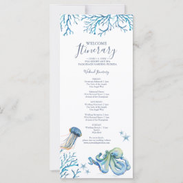 Itinerário de Casamento com Aquarela Submarina