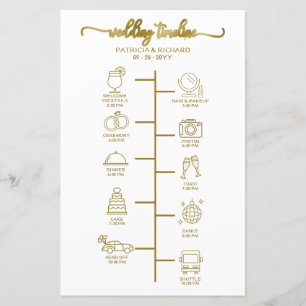 Itinerário de Casamento Coquetel - Ícone de Boas-V