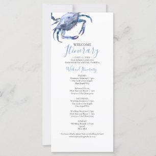 Itinerário de Casamento de Caranguejo Azul