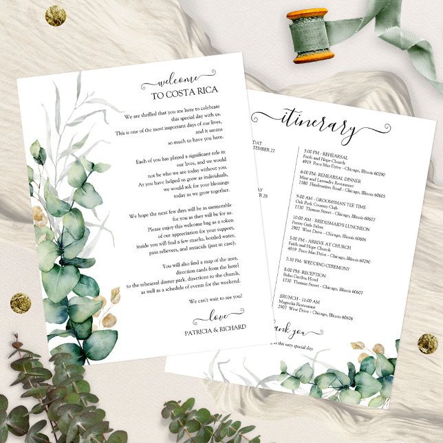 Itinerário de Casamento de Fim de Semana Folhagem  (Criador carregado)
