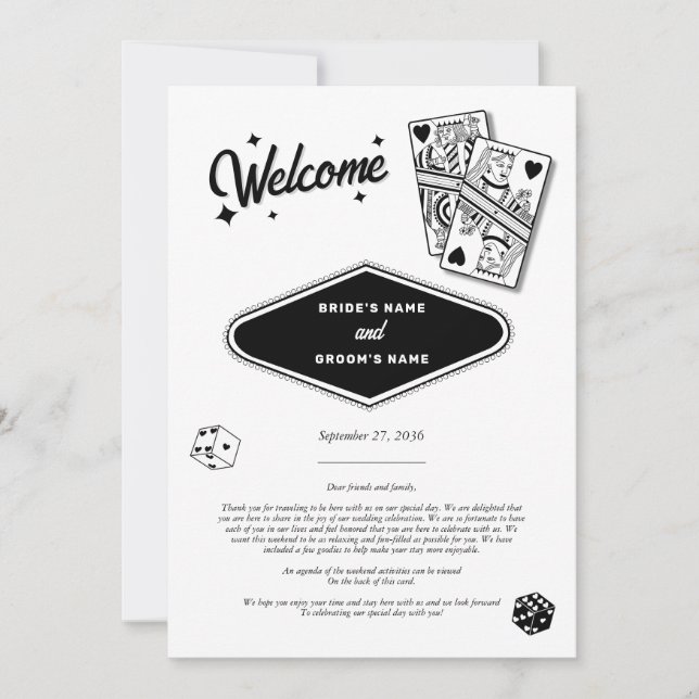 Itinerário de Casino de Las Vegas (Frente)