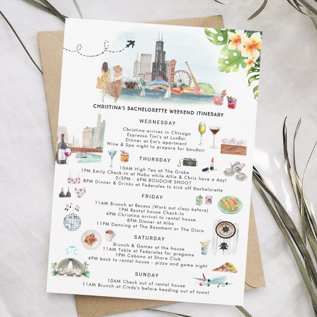 Itinerário de Fim de Semana Bachelorette | Chicago (Criador carregado)