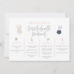 Itinerário do fim de semana das bebidas aquáticas