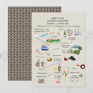 Itinerário no Fim de Semana de Aniversário   Tasmâ