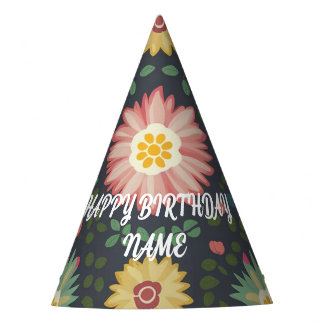 Itrair o Chapéu do Partido Personalizado Flórico