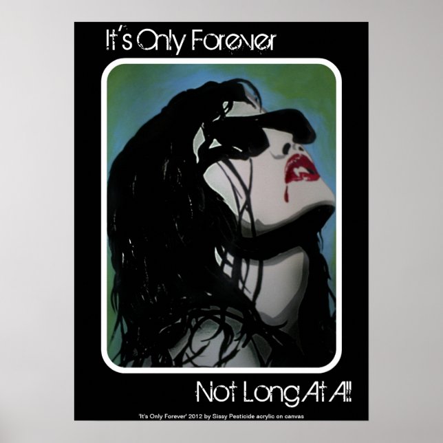 'It's Only Forever' Vampire Poster (Frente)