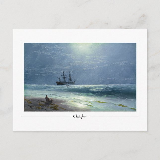 Ivan Aivazovsky #112 - Cartão Postal de Arte Refin (Frente)