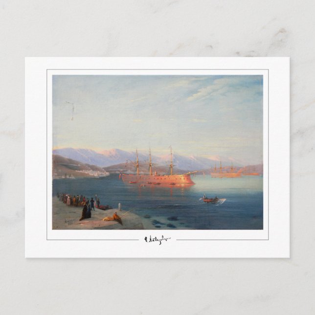 Ivan Aivazovsky #161 - Cartão Postal de Arte Refin (Frente)