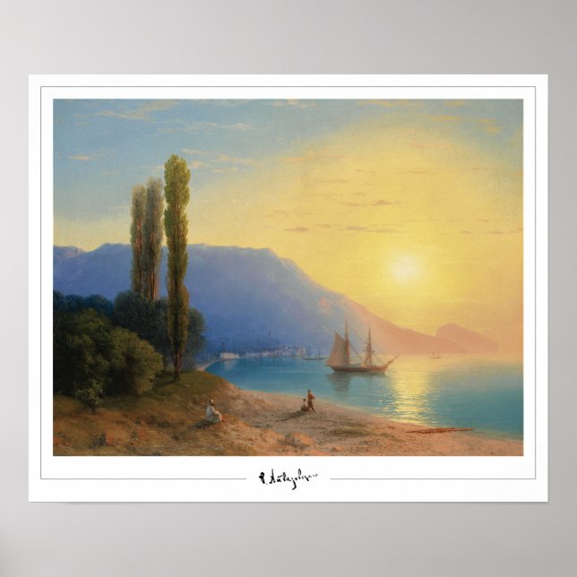 Ivan Aivazovsky Zedign Art Poster #310 (Frente)