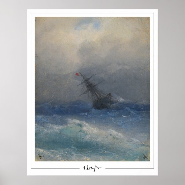 Ivan Aivazovsky Zedign Art Poster #470 (Frente)