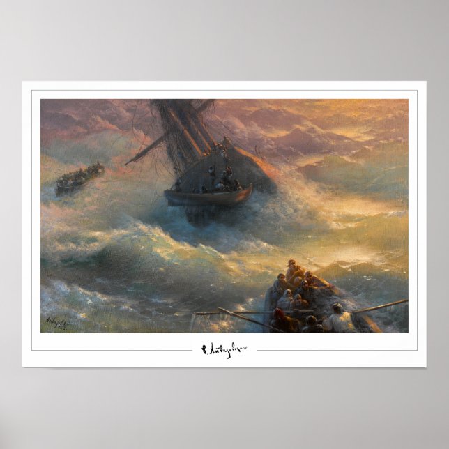 Ivan Aivazovsky Zedign Art Poster #481 (Frente)