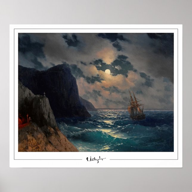 Ivan Aivazovsky Zedign Art Poster #610 (Frente)