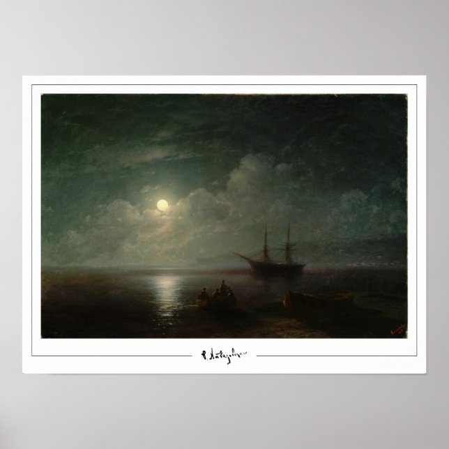 Ivan Aivazovsky Zedign Art Poster #716 (Frente)