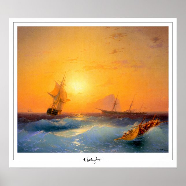 Ivan Aivazovsky Zedign Art Poster nº 168 (Frente)