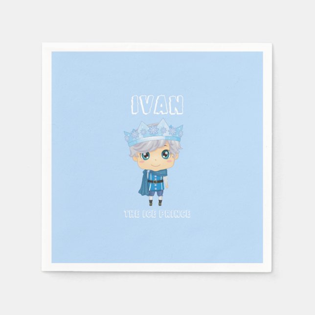 Ivan, o príncipe gelado guardanapos de papel (Frente)