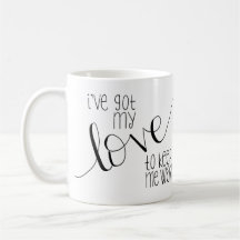 I've conseguiu meu amor manter-me caneca morna