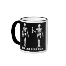 I've obteve sua parte traseira - caneca