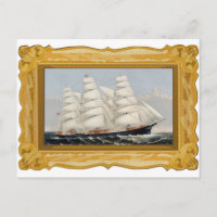 Ives — Cartão postal de entrega de Clipper