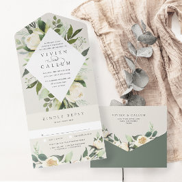 Ivory Bloom | Casamento de Mola Floral de Aquarela