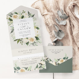 Ivory Bloom | Casamento de Mola Floral de Aquarela