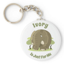 Ivory é só para mim Chaveiro de botão