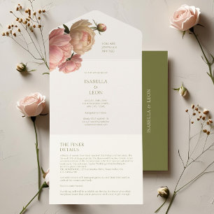 Ivory & Olive Blush Rosa Wedding