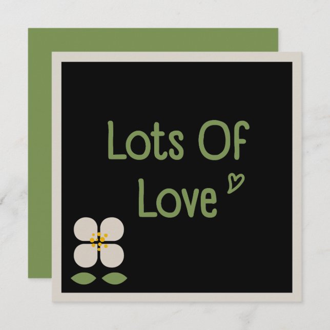 IVORY VINES - Cartão de Convite Floral para Dias d (Frente/Verso)