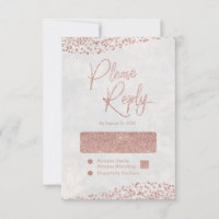 Ivory White e Rosa Dourado Glam Weding Resposta RS