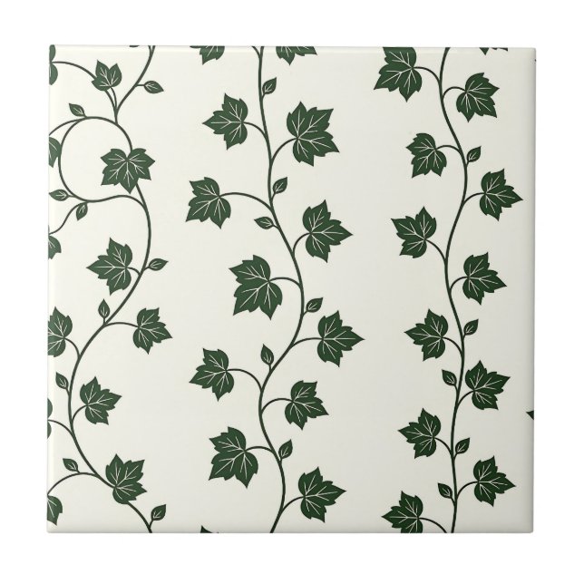 Ivy Vine Seamless Pattern Classic Green (Frente)