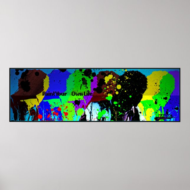 IZZY O ARTISTA - Pinte seu próprio Poster de vida  (Frente)