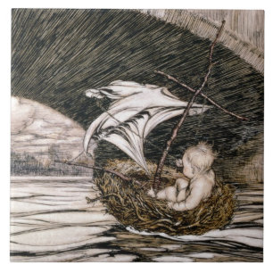 J.M. Barrie 'que passou sob a ponte e veio