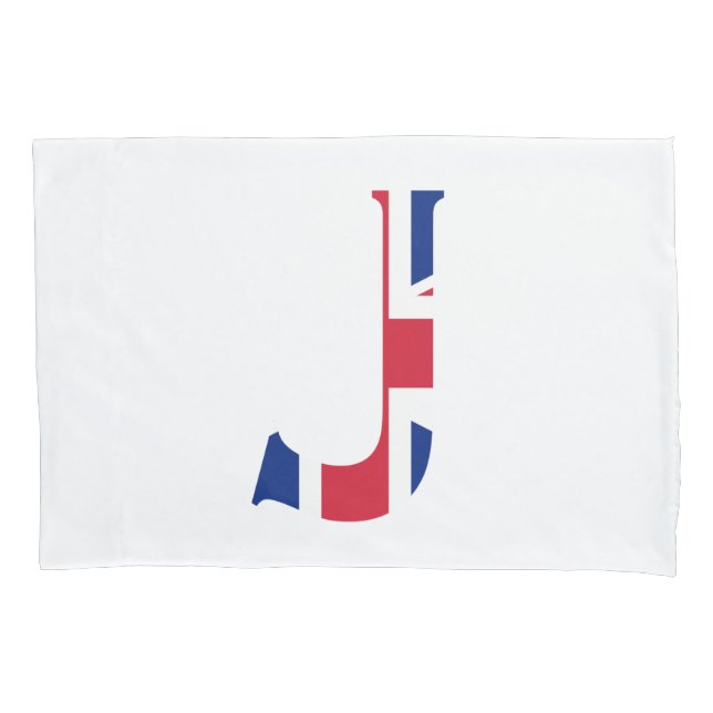 J Monograma sobreposto no comando Union Jack Flag (Frente)