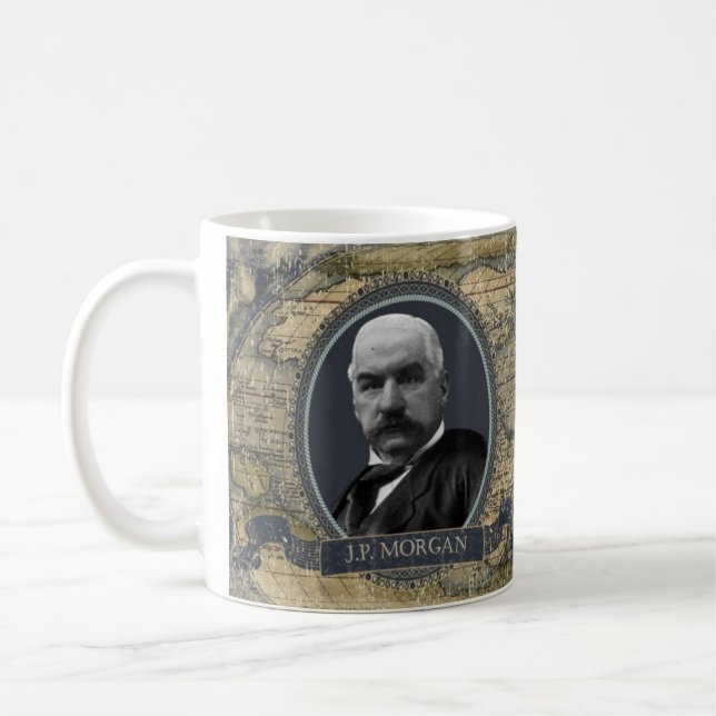 J.P. Caneca histórica de Morgan (Esquerda)