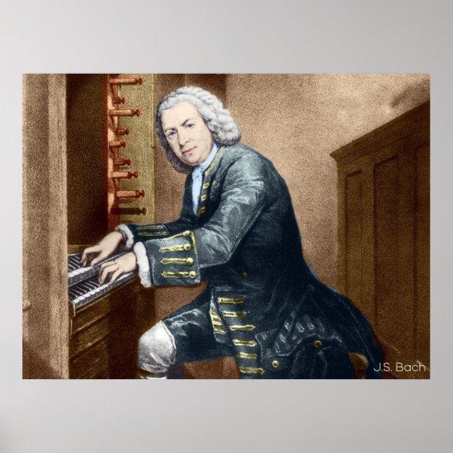 J.S. Bach Poster (Frente)