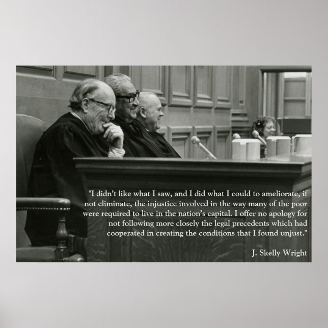 J. Skelly Wright Poster (Frente)