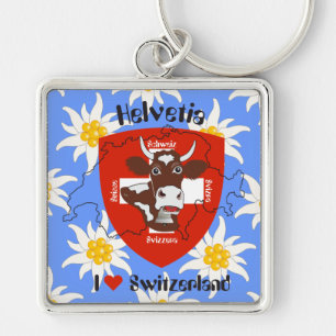 J Switzerland love porta-chaves