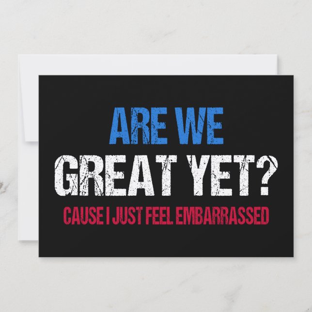 Já Estamos Excelentes? Eu só me sinto embaraçado I (Frente)