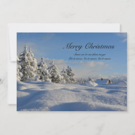 Já que não temos lugar para deixar nevar o Natal