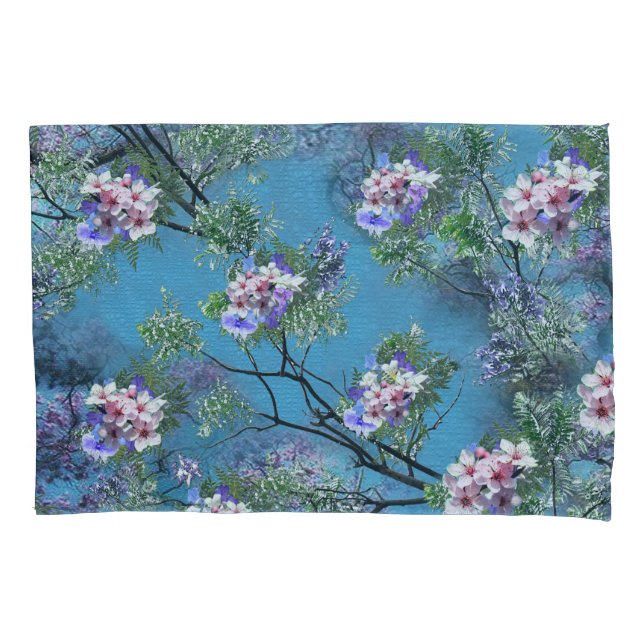 Jacaranda Primavera Blooms Repetir Padrões (Frente)