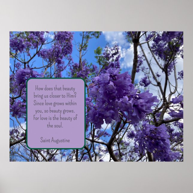 Jacaranda Purple Poster (Frente)