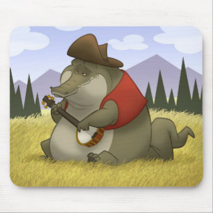Jacaré Mousepad do Banjo-Strummin'