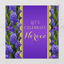 Jacintos felizes nobres de Norooz - convite