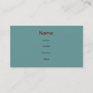 Jack Cartão de visita