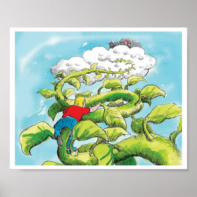 Jack e o Poster de Beanstalk (Frente)