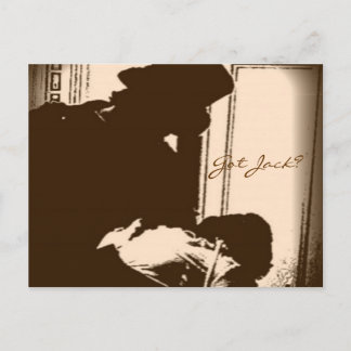 Jack, o Estripador temático cartão postal