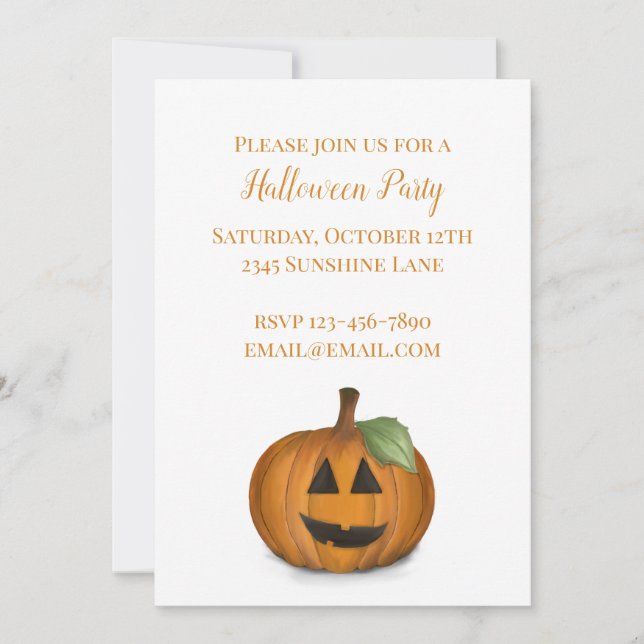 Jack O Lantern no Anúncio do Patch da Abóbora (Frente)