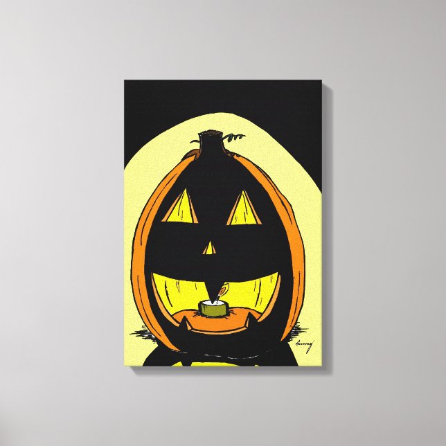 Jack o' Lanterna Canvas (Frente)