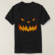 Jack-o-lanterna da camisa do Dia das Bruxas (Frente do Design)